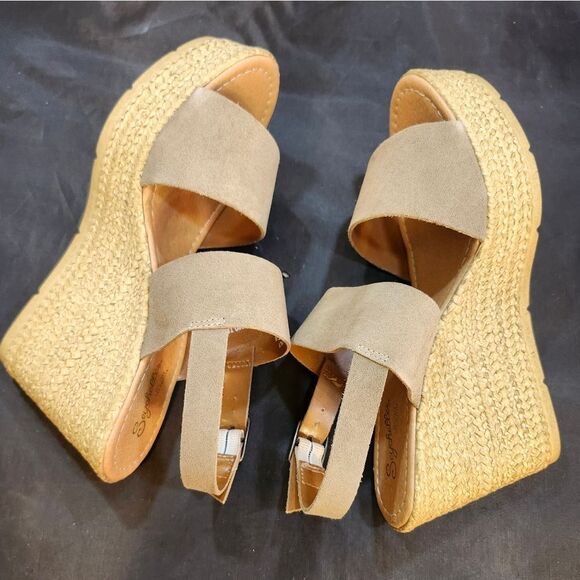 BRAND NEW SEYCHELLES ESPADRILLE DOUBLE STRAP WEDGE PLATFORM SANDAL - Picture 16 of 16